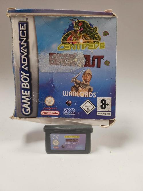 Centidepe & Breakout & Warlords Boxed Nintendo GBA, Spelcomputers en Games, Games | Nintendo Game Boy, Ophalen of Verzenden