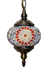 Turkse Marokkaanse Mozaïek Hanglamp – Glazen Bol Design, Huis en Inrichting, Verzenden, Nieuw