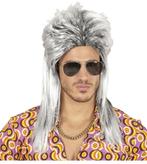 Jaren 80 Pruik Aso Lang Grijs, Verzenden, Nieuw