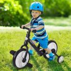 TRUUSK Kinderloopfiets 2-in-1 - Loopfiets Met Zijwieltjes en, Verzenden, Nieuw