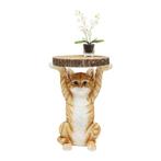 *WOONWINKEL* Kare Design Animal Bijzettafeltje Oranje Kat, Huis en Inrichting, Tafels | Bijzettafels, Verzenden, Nieuw