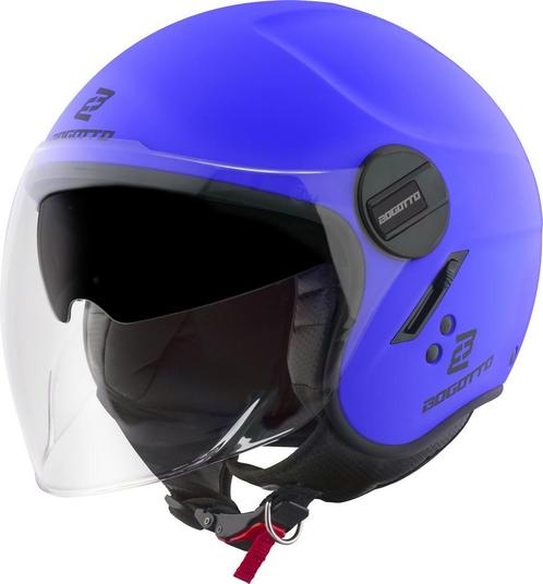 Bogotto H595-1 SPN Blauw Jethelm, Motoren, Kleding | Motorhelmen, Jethelm, Heren, XXL, Nieuw met kaartje, Overige merken, Verzenden