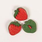 DROPS Aardbei Knoop Nr 552 (per stuk) - 18mm - Kinderknope, Hobby en Vrije tijd, Breien en Haken, Ophalen of Verzenden, Nieuw