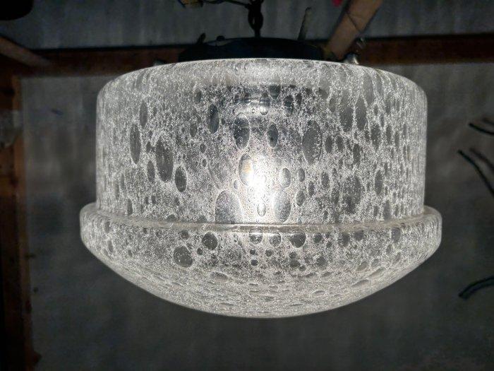 Plafondlamp - Glas, Metaal, Antiek en Kunst, Curiosa en Brocante