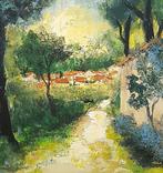 Denis Ferté (XX-XXI) - Le hameau du vallon, Antiek en Kunst, Kunst | Schilderijen | Klassiek