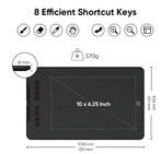 Grafische Tekentablet 10x6 Inch – 16K Druk Stylus, Computers en Software, Tekentablets, Verzenden, Nieuw