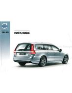 2013 VOLVO V70 | XC70 INSTRUCTIEBOEKJE ENGELS, Auto diversen, Handleidingen en Instructieboekjes