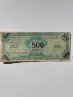 Italië. - 3 x 500 Lire (inclusa 50 AM Lire falsificazione, Postzegels en Munten, Munten | Nederland