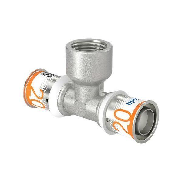 Uponor S-Press Plus perskoppeling Ø20x1/2x20 T-stuk - binne, Doe-het-zelf en Verbouw, Verwarming en Radiatoren, Verzenden