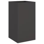 Bloembak Zwart Staal | 41% Korting | OP = OP! Balkon & Tuin, Minder dan 60 cm, Nieuw, Ophalen of Verzenden, Metaal