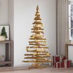 vidaXL Kerstbomen met standaard Bruin 180 cm Massief, Diversen, Kerst, Verzenden, Nieuw