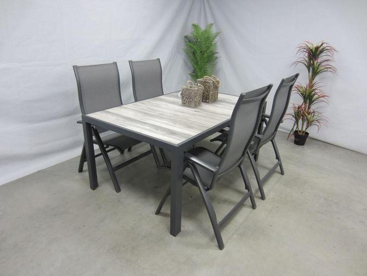 te velde tuinmeubelen tuinset lecce met tanger 168 tuintafel, Tuin en Terras, Tuinsets en Loungesets, Nieuw