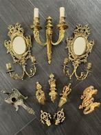 Wandkandelaar - Verguld brons, Antiek en Kunst