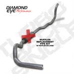 Diamond Eye KIT 4in Turbo Back MFLR RPLCMENT PIPE SGL AL:, Ophalen of Verzenden, Nieuw