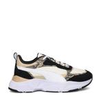 Puma Cassia Snake Chic sneakers voor dames in het Zwart, Zwart, Nieuw, Sneakers of Gympen, Puma