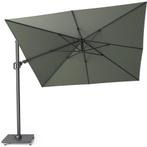 Challenger T2 zweefparasol 300x300 cm olijf  met, Tuin en Terras, Parasols, Ophalen of Verzenden, Nieuw