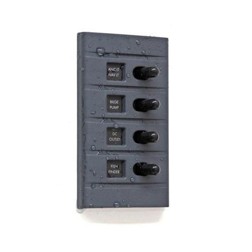 Connex IP65 waterdichte schakelpaneel 4 schakelaars, Watersport en Boten, Navigatiemiddelen en Scheepselektronica, Nieuw, Ophalen of Verzenden