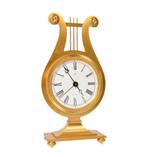 Bureauklok - UTI Empirestijl Brushed Brass - 1970-1980 -, Antiek en Kunst