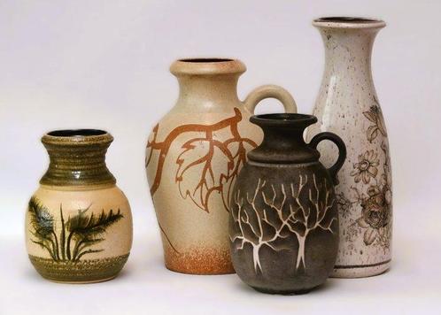 West Germany - Scheurich en BAY - Vaas (4) - 293-30, 490-25,, Antiek en Kunst, Antiek | Glas en Kristal