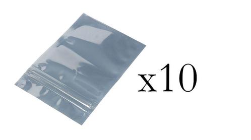 Antistatisch hersluitbare ziplock 100x150mm - 10 stuks, Hobby en Vrije tijd, Elektronica-componenten, Verzenden