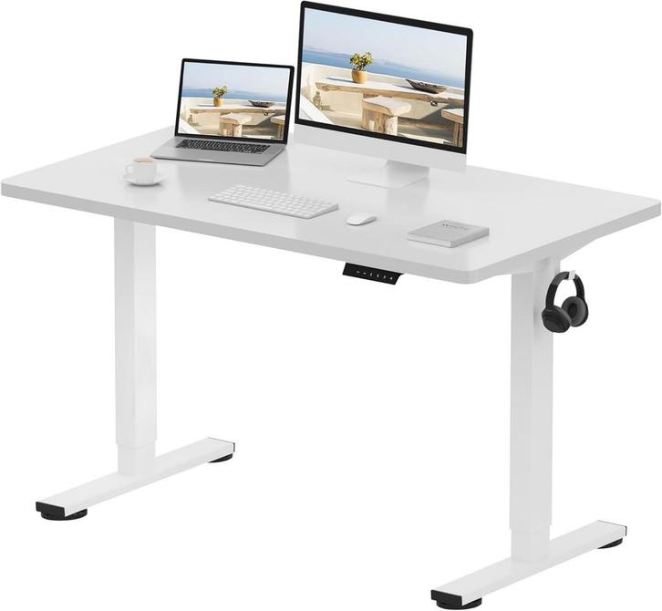 Zit sta bureau - Elektrisch - Verstelbaar - 120 x 60 cm - E1, Huis en Inrichting, Bureaus, Zo goed als nieuw, Verzenden