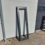 3x Aluminium kozijn met kiepraam, Zwartgrijs (mat), Nieuw