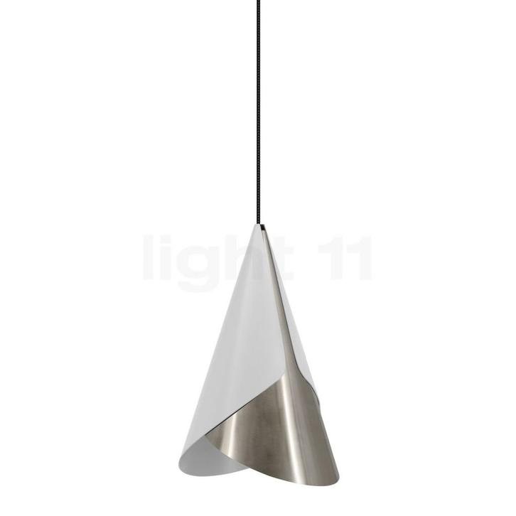 Umage Cornet Hanglamp, mistwit/staal - plafondkapje conisch, Huis en Inrichting, Lampen | Hanglampen, Nieuw, Verzenden