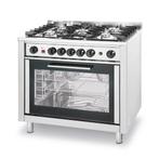 Gasfornuis - 5-pits - Met electrische oven - Aardgas / Propa, Verzenden, Nieuw in verpakking