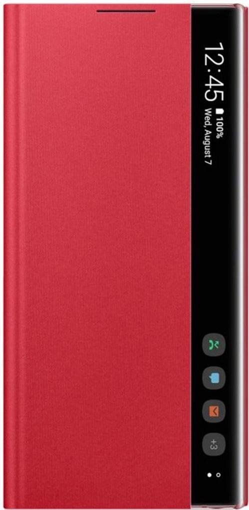 Samsung Galaxy Note 10 LED Clear View Cover Red, Telecommunicatie, Mobiele telefoons | Hoesjes en Frontjes | Overige merken, Nieuw