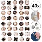 Fako Bijoux® - 40x Pin Broche Mini - Steek Pin Knopen Set -, Verzenden, Nieuw