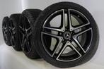 Mercedes A B CLA Klasse W176 18 inch AMG velgen + Winterband, 18 inch, Gebruikt, Velg(en), Winterbanden