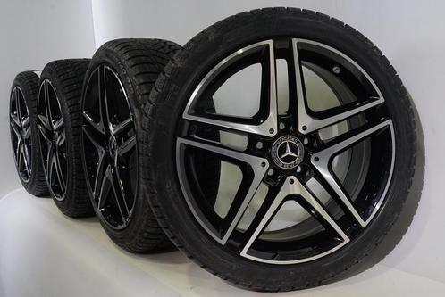 Mercedes A B CLA Klasse W176 18 inch AMG velgen + Winterband, Auto-onderdelen, Banden en Velgen, Velg(en), Gebruikt, 18 inch, Winterbanden