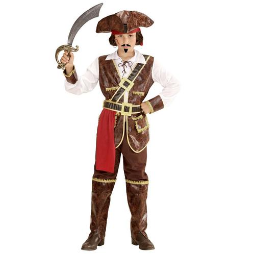 Piraat Kostuum Bruin Jongen, Kinderen en Baby's, Carnavalskleding en Verkleedspullen, Nieuw, Verzenden