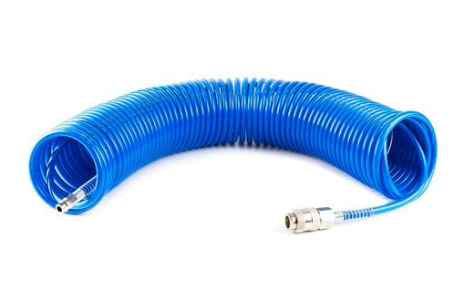 Spiraal luchtslang - 8 bar - 5mm - 20 meter - EURO aansluiti, Doe-het-zelf en Verbouw, Gereedschap | Handgereedschap, Nieuw, Ophalen of Verzenden
