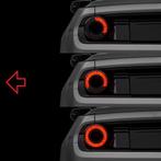 Raxiom 15-22 Ford Mustang Halo LED Tail Lights - Gloss Black, Ophalen of Verzenden, Nieuw