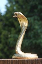 sculptuur, cobra - 30 cm - gepolijst brons