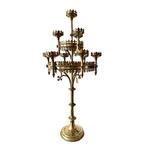 In de stijl van A.W.N.Plugin - Kandelaber - Koper, Messing,