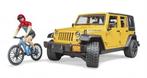 Bruder jeep wrangler rubicon unlimited met mountainbike, Ophalen of Verzenden, Nieuw