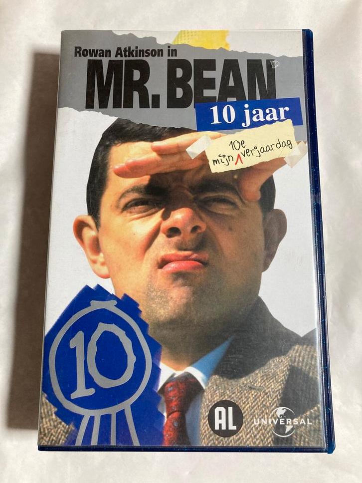 MR. BEAN 10 JAAR (VHS), Cd's en Dvd's, VHS | Film, Gebruikt, Verzenden