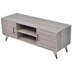 Tv-meubel Grijs 120cm - Retourdeal - Strak Design! 57%, 100 tot 150 cm, Nieuw, Ophalen of Verzenden, Minder dan 100 cm