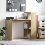 vidaXL Bureau met plank Sonoma Eiken 108 x 55 x 103.5 cm, Huis en Inrichting, Bureaus, Verzenden, Nieuw