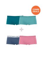 -40% Muchachomalo  Muchachomalo Dames 2+2-pack boxershorts, Verzenden