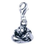 Zilveren Yogi man hanger en/of bedel, Verzenden, Nieuw