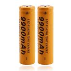 Oplaadbare Li-Ion 18650 batterijen 3,7V 9900mAH - Per 2, Audio, Tv en Foto, Accu's en Batterijen, Verzenden, Nieuw