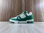 Louis Vuitton Trainer | Green Monogram Denim White, Overige kleuren, Nieuw, Ophalen of Verzenden, Sneakers of Gympen