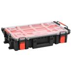 vidaXL Flightcase draagbaar 55,5x34,5x13,5 cm PP zwart, Verzenden, Nieuw