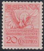 Spanje 1931 - Pegaso. 20 cent, roze. Grote centrering. -, Gestempeld