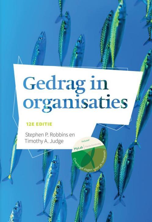 Gedrag in Organisaties, 12 editie met MyLab NL toegangscode, Boeken, Schoolboeken, Gelezen, Verzenden