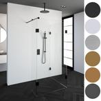Complete Profielloze Inloopdouche Reversed Met Vaste Zijwand, Ophalen of Verzenden, Nieuw, Chroom, Douche