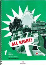 All Right versie 1 antwoordenboek 1 LWOO/VMBO-BK, Verzenden, Nieuw